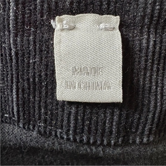 VINCE Womens Black Cargo Corduroy Mid-Rise Stretch Jeans Pant Trouser Size 6 - Picture 5 of 8